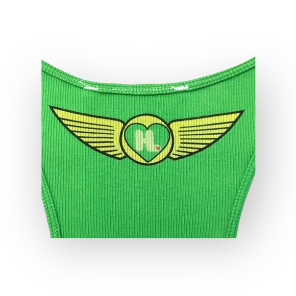 new Harajuku Lovers ❤︎ Gwen Stefani Face Graphic Tank Top ❤︎ Emerald Green ❤︎ XL - Picture 9 of 16